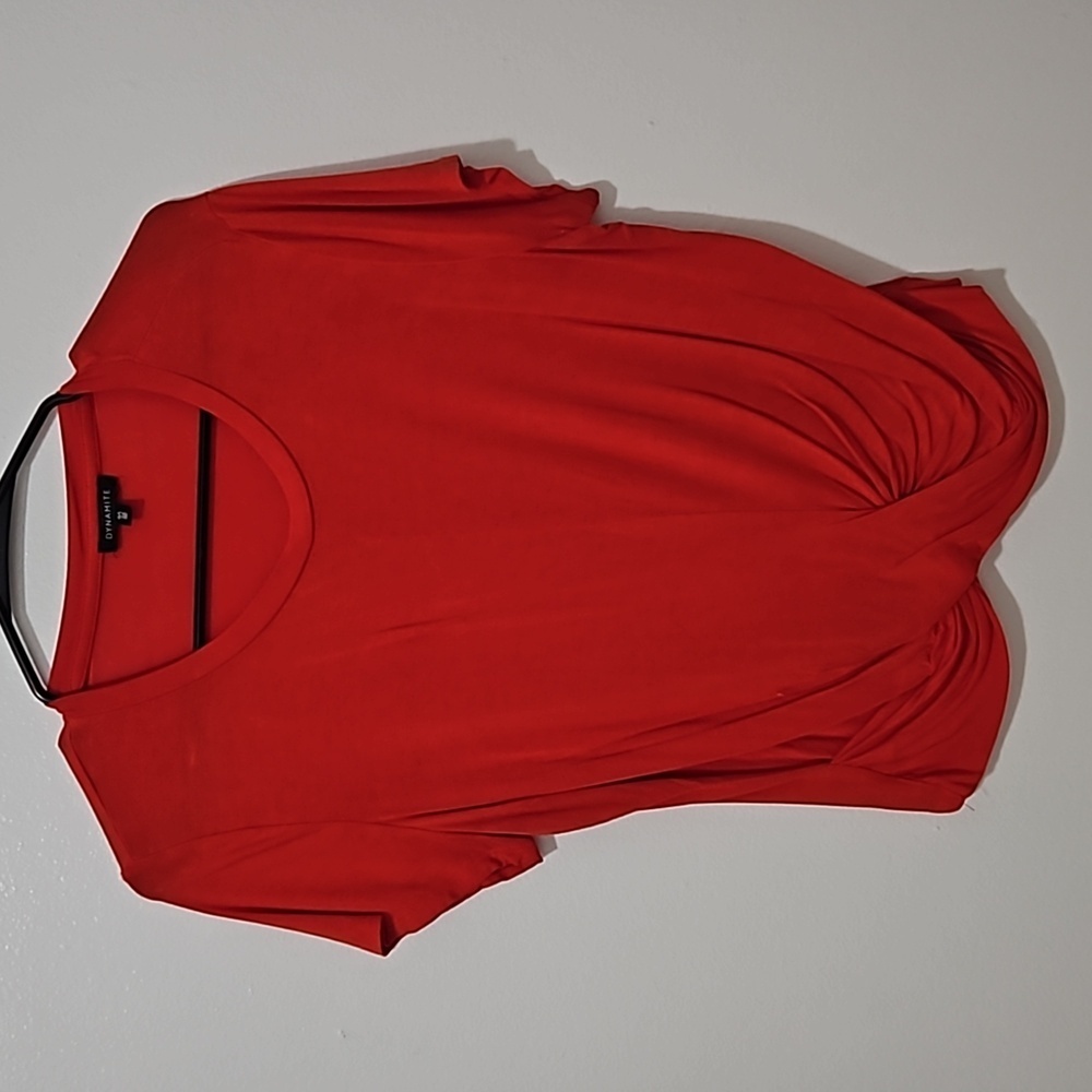 Dynamite front twist crop top